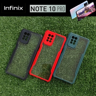 เคส  Ultra Hybrid ขอบยางกันกระแทก ฝาหลังใส สำหรับ Infinix Note 10 Pro