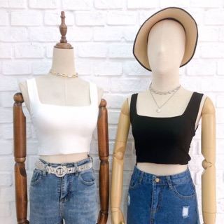 Crop คอเหลี่ยมเก๋ๆ✨