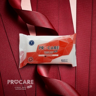 Procare Hygienic Wipes Plus [ทิชชู่เปียกผสมแอลกอฮอลล์ 75%] สินค้า พร้อมส่ง!!