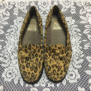 Renato Pagnanini (vibrum) leopard size37 รองเท้าลายเสือดาว