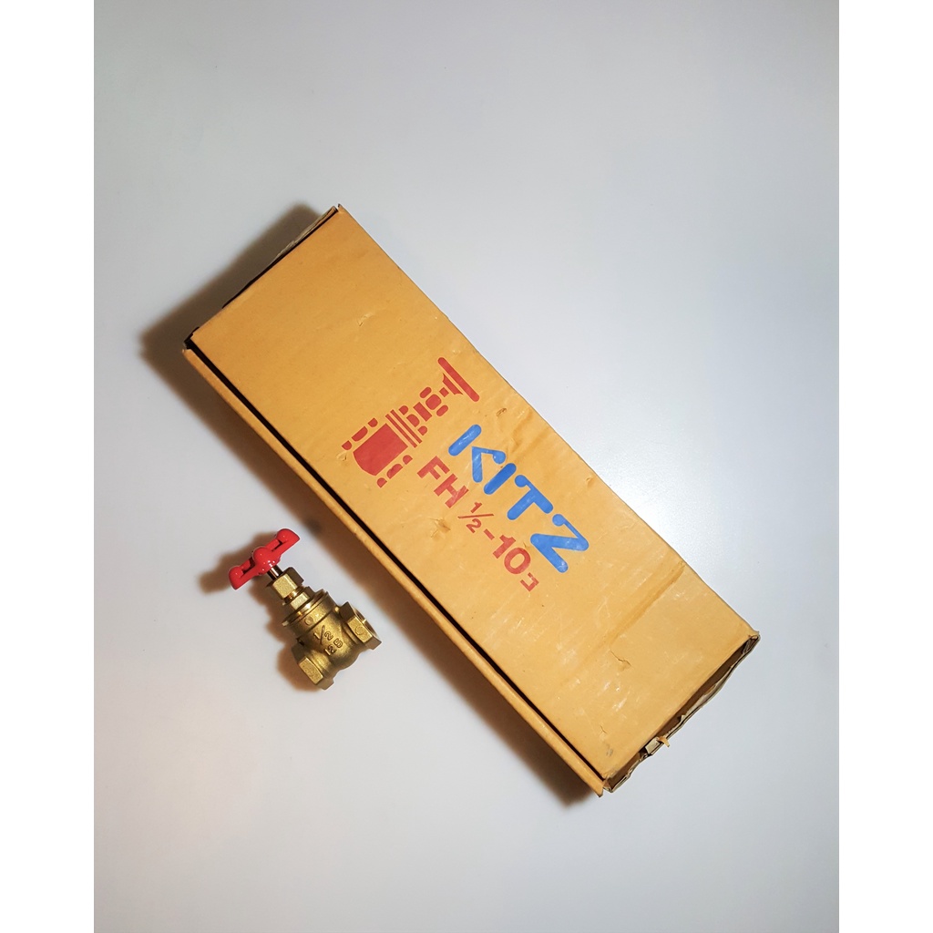 ประตูน้ำ ทองเหลือง KITZ Gate valve Type FH ขนาด 2 นิ้ว จำนวน 1 ตัว