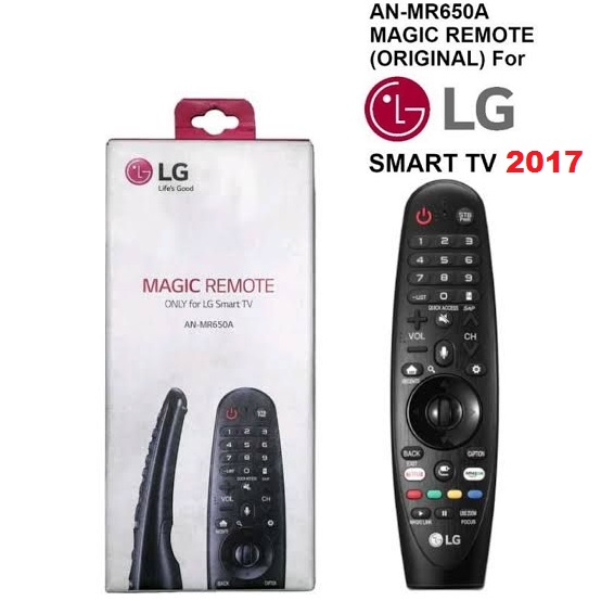 LG Magic Remote with Voice Mate SMART TV 2017 รุ่น AN-MR650A แอลจี เมจิกรีโมทคอนโทรล ของแท้ รับประกั