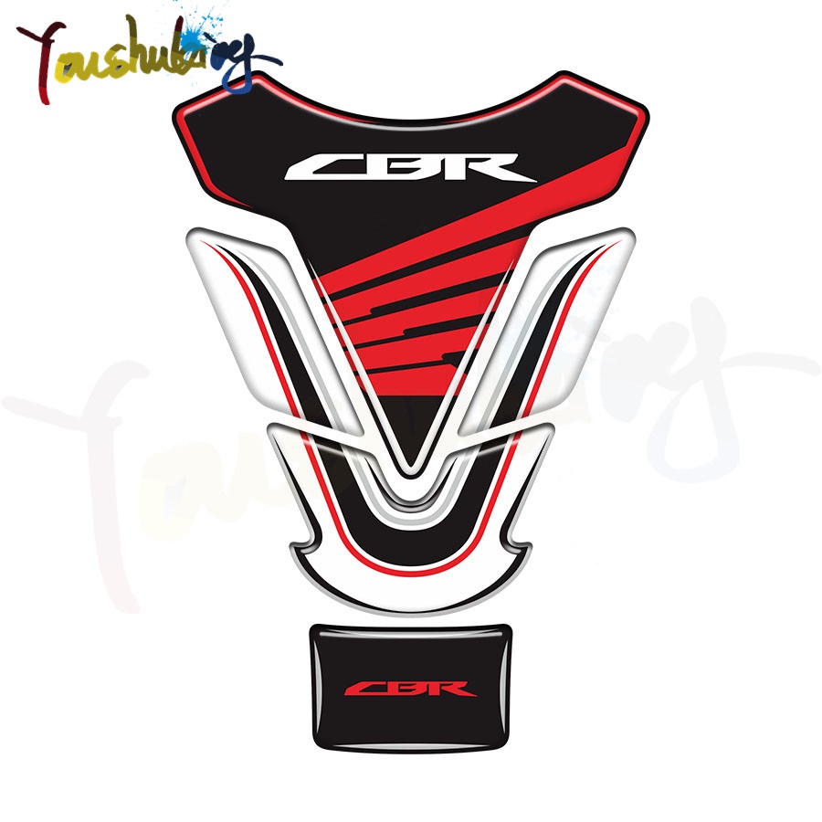3D Motorcycle Sticker Decal Gas Oil Fuel Tank Pad Protector Case For CBR CBR 250 300 500 600 1000 RR