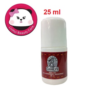 Mistine Top Country Roll On 25ml  มีให้เลือก 1ชิ้น / 3 ชิ้น โรลออน ลูกกลิ้ง ระงับกลิ่นกาย ท็อปคันทรี่ โรลออน