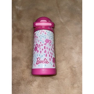 กระติกน้ำเก็บความเย็น ยี่ห้อThermos นำเข้าจาก 🇺🇸แบบหลอดเด้ง ลาย Barbie สามารถเก็บความเย็นได้ 12ชั่วโมง