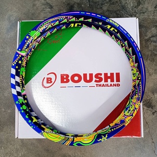 วงล้อ BOUSHI ลาย R1000 ROSSI 1.40-17 สีน้ำเงิน (คู่ละ) [รหัส BL01010010-BL]