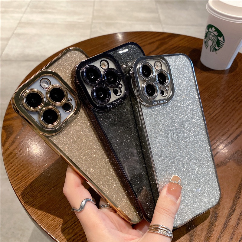 เคสโทรศัพท์มือถือแบบนิ่ม ลายชุบ 6D หรูหรา สําหรับ IPhone 16 15 14 13 12 11 Pro MAX 7+ 8Plus SE 2020 XR XS MAX
