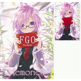 [ส่งจากญี่ปุ่น] [Yoru no Mitsuki] Fate Grand Order Fan Book -Memories- Fanzine Book + Post Card L02018179