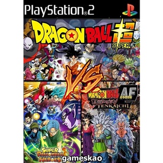 แผ่นเกมส์ Dragon Ball Z Super vs Heroes vs AF เล่นกับเครื่องPS2