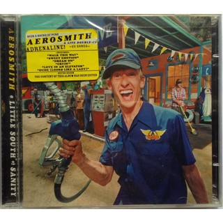 CD ซีดีเพลง Aerosmith A Little South Of Sanity แสดงสด 23 เพลง 2 แผ่นคู่ Made in USA ลิขสิทธิ์ ซีล