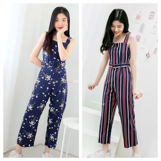 Common Cold Jumpsuit(จั๊มสูท) ลายทาง, ลายดอก