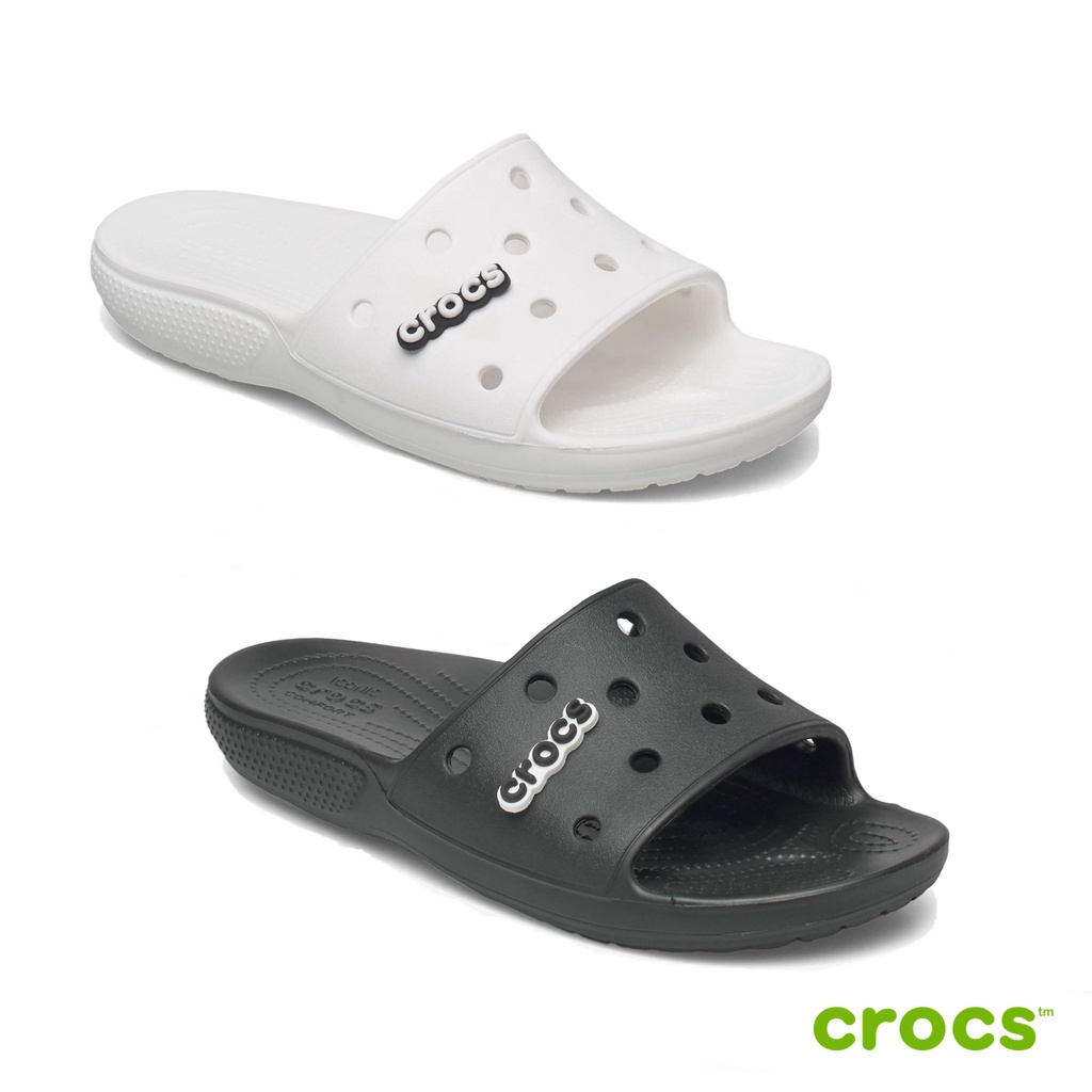 Crocs Classic Crocs Slide รองเท้าแตะคร็อคส์ แท้ รุ่นฮิต ได้ทั้งชายหญิง