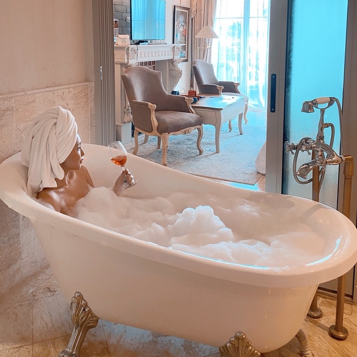 Auriza Bubble Bath Powder - สบู่ทำฟองรูปแบบผง