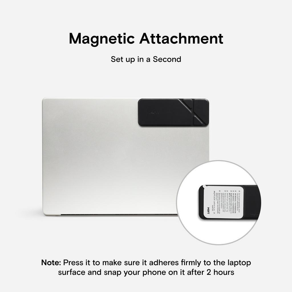 MOFT Flip Laptop Phone Mount อุปกรณ์สำหรับยึดติด Smartphone เข้ากับ Laptop แบบแม่เหล็ก