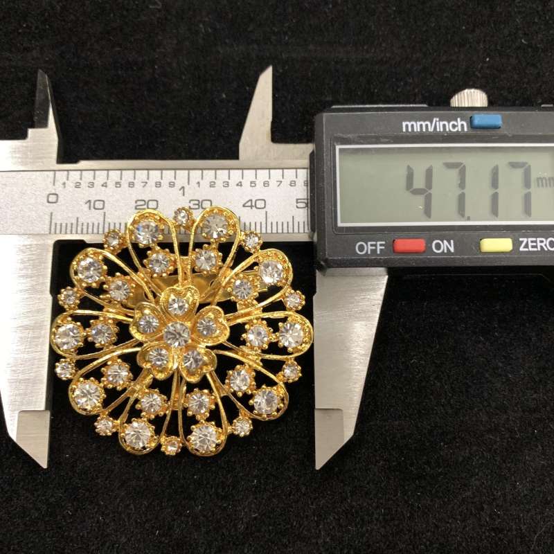 Vintage Jewelry เข็มกลัด ลายดอกไม้ แฟชั่น คลาสสิก รูปที่ 3