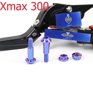 Flawless-ti Yamaha Xmax 300 ก้านเบรกไทเทเนียม CNC Gr5 M6