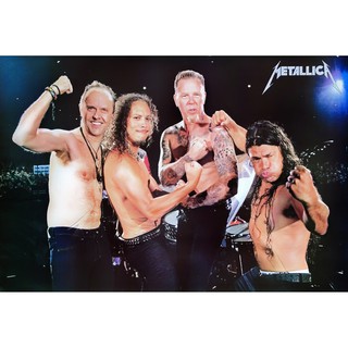 โปสเตอร์ รูปถ่าย วงดนตรี เมทัลลิกา METALLICA (1981) POSTER 24”x35” Inch American Heavy Metal Rock V9