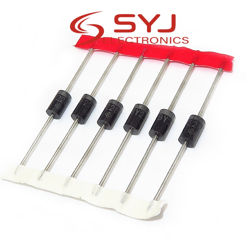 10 ชิ้น BY228 BY228GP BY228GP-E3/73 ไดโอด 1.5KV 2.5A DO-201 ในสต็อก