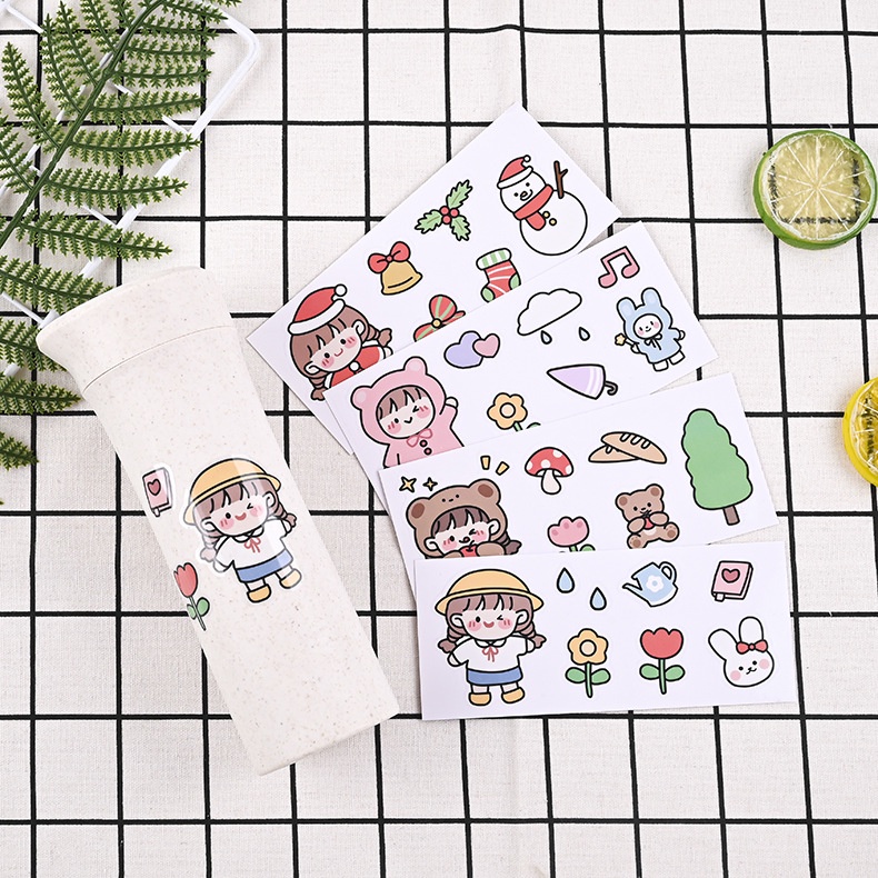 สติ๊กเกอร์ลายการ์ตูน สติ้กเกอร์ไดคัท Stickerลายน่ารัก สติกเกอร์พีวีซี ลายการ์ตูน