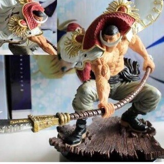 1.1 กิจกรรม ✨ ฟิกเกอร์ one piece Luffy yonkou shirohige สีขาว