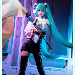 ชุดจั๊มสูทคอสเพลย์ Miku Anime Vocaloid Hatsune 2022 Miku เซ็กซี่