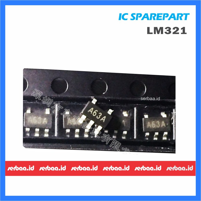LM321 LM321MFX A63A SOT-23-5 เครื่องขยายเสียงปฏิบัติการพลังงานต่ํา