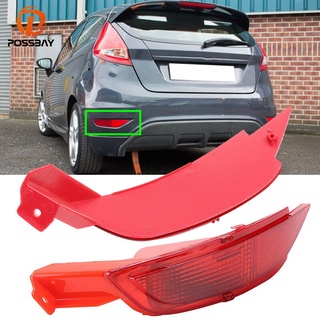 [พร้อมส่ง] ไฟตัดหมอกสะท้อนแสง ติดกันชนหลังรถยนต์ สีแดง สําหรับ Ford Fiesta MK7 Hatchback 2008-2012