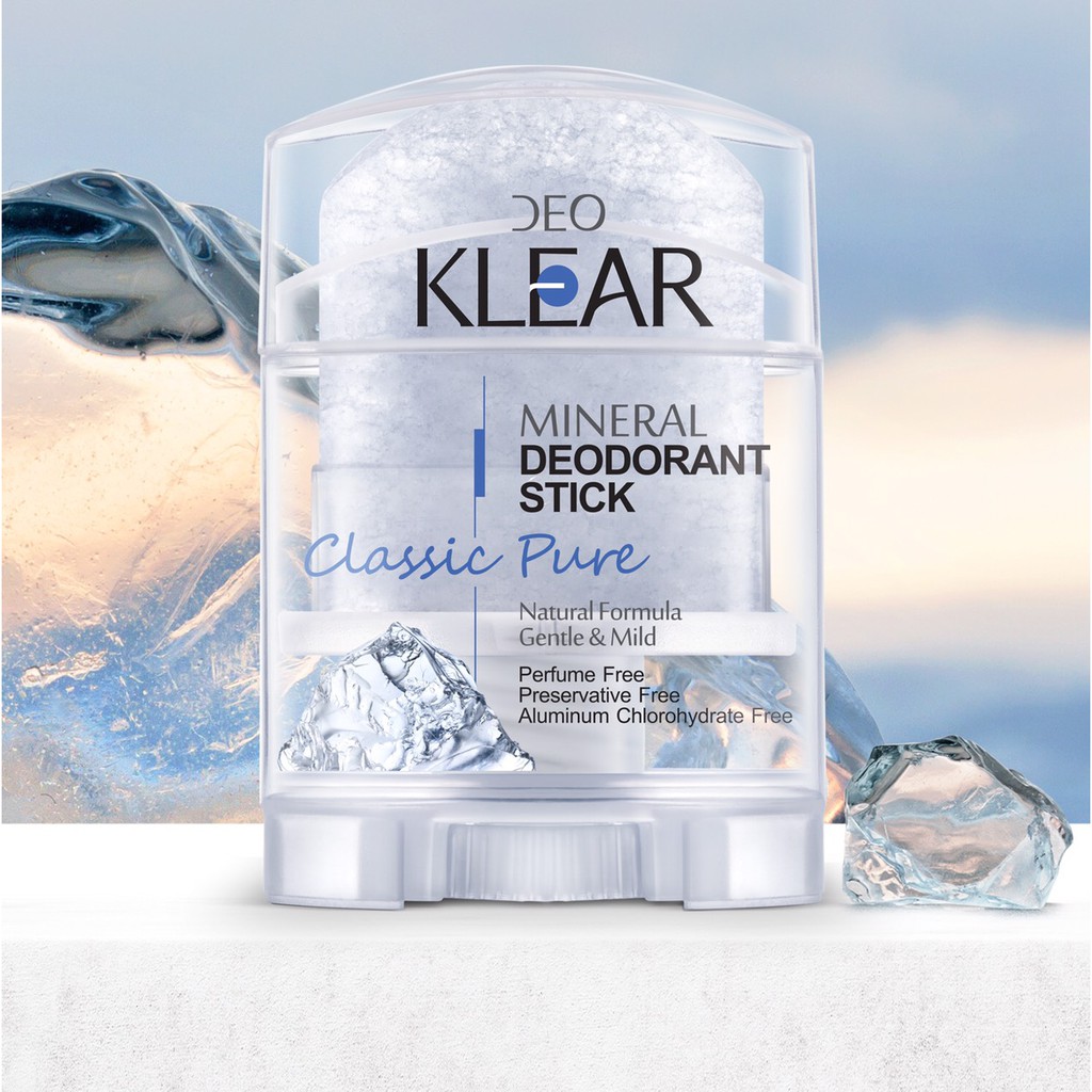 โรลออน สารส้ม ดีโอเคลียร์ มิเนอรัล ดีโอโดแรนท์ 70 ก / DeoKlear Mineral Deodorant Stick 70g