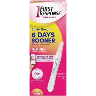 ส่งฟรี !! First Response, Early Result Pregnancy Test, 3 Tests , New Packing