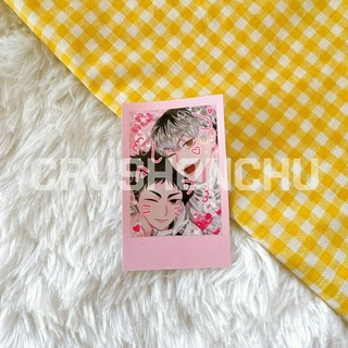 (✅พร้อมส่ง) มินิโพลารอยด์ โบคุโตะ &amp; อาคาอาชิ โบคุอาคา ( HQ / HAIKYUU! / ไฮคิว คู่ตบฟ้าประทาน)