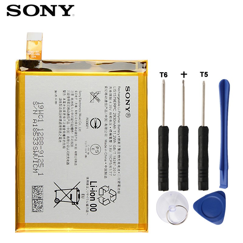 Sony แบตเตอรี่ SONY Xperia C5 Ultra E5553 Z3 + Z4 LIS1579ERPC ของแท้แบตเตอรี่ 2930mAh