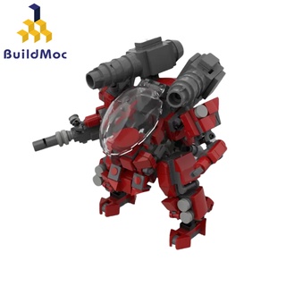 Buildmoc Alpha Squad AF-02 War Machine mech โมเดลหุ่นยนต์ตัวต่อ ของเล่นเสริมการเรียนรู้เด็ก 298 ชิ้น