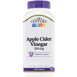 21st Century Apple Cider Vinegar, 300 mg, 250 Tablets