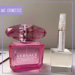 แท้💯%【🚛จัดส่งที่รวดเร็ว】 Versace Bright Crystal Absolu EDP 5ml/10ml