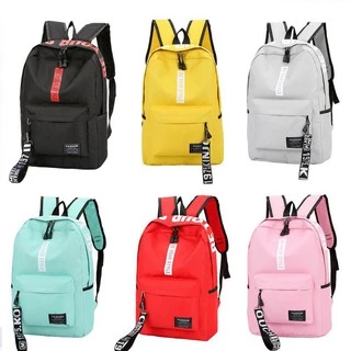 B-136🔥พร้อมส่ง🔥กระเป๋าเป้ กระเป๋าแฟชั่น ความจุขนาดใหญ่เวอร์ชั่นเกาหลีของกระเป๋าเป้สะพายหลัง นักเรียนแฟชั่น BE YOUR STYLE