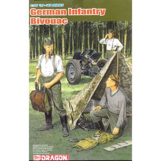 โมเดลประกอบ Dragon Models 1/35 DRA6695 GERMAN INFANTRY BIVOUAC