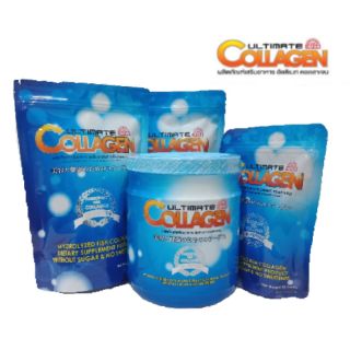 ULTIMATE COLLAGEN ( 1 กระปุก แถม 120 กรัม* 2 ซอง และ 50 กรัม *1 ซอง) อัลติเมทคอลาเจน