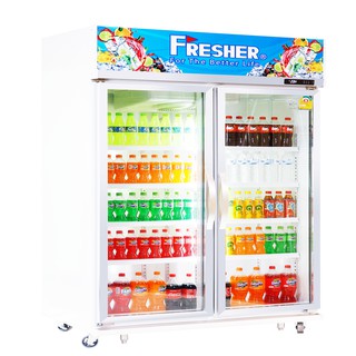 Fresher ตู้แช่เครื่องดื่ม 2 ประตู Jumbo FR-2DJWV9