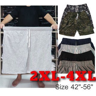 กางเกงไซส์ใหญ่ขาสั้น 2XL-5XL ใหญ่พิเศษสุดๆๆ เอวถึง 60นิ้ว กางเกงวอร์มขาสั้นคนอ้วน สวมใส่สบาย