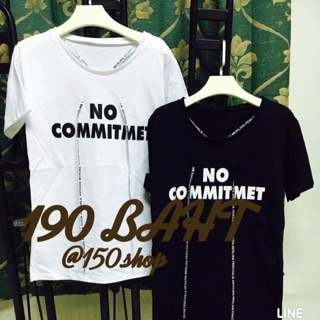 ✨เสื้อยืด แต่งเจาะริบบิ้น
