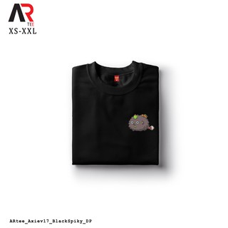 เสื้อยืดเด็กผช - AR Tees Axie สีดําแหลมเสื้อที่กําหนดเอง Unisex เสื้อเชิ้ตสําหรับผู้หญิงและผู้ชาย