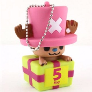 แท้ 100% จากญี่ปุ่น พวงกุญแจ วันพีช One Piece x PansonWorks Chopper Birthday Mascot Figure Ball Chain (May)