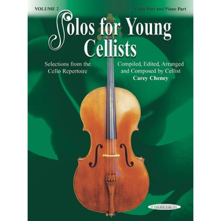 Solos for Young Cellists Cello Part and Piano Acc., Volume 2 SALE ลดราคาหน้าปกเก่า