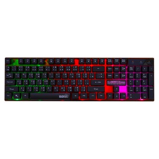 SIGNO Gaming Keyboard KB-712+GM-112 Combo (GMK-000286) เมาส์คีย์บอร์ดสำหรับเล่นเกมส์