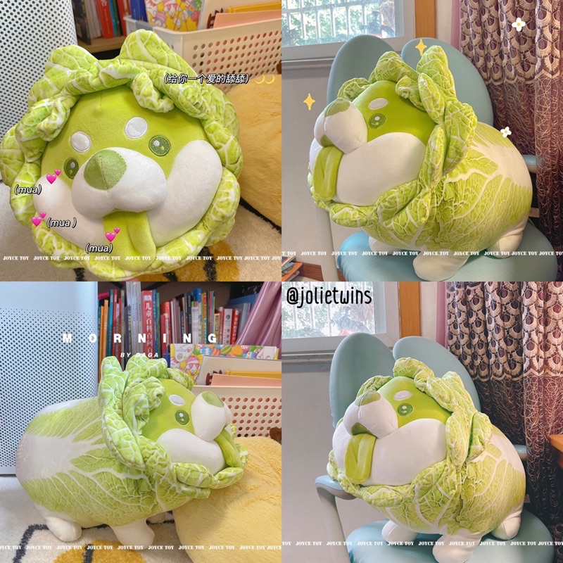 พร้อมส่ง ตุ๊กตาหมา หมาผักกาด ไซส์ 40 CM ขายดีมาก น้องน่ารัก น่ากอด ตุ๊กตาน่ารัก พร๊อพแต่งห้อง ของน่ารัก doll 23010