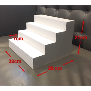 ชั้นวางโมเดล 4ชั้น หน้าชั้นทึบ  แข็งแรง ทนทาน ประกอบง่าย ทนน้ำ ทนปลวก
