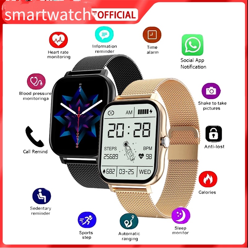 Smartwatch Y13 สมาร์ทวอทช์ เชื่อมต่อบลูทูธ หน้าจอสัมผัส IP67 กันน้ํา สําหรับ Huawei Xiaomi