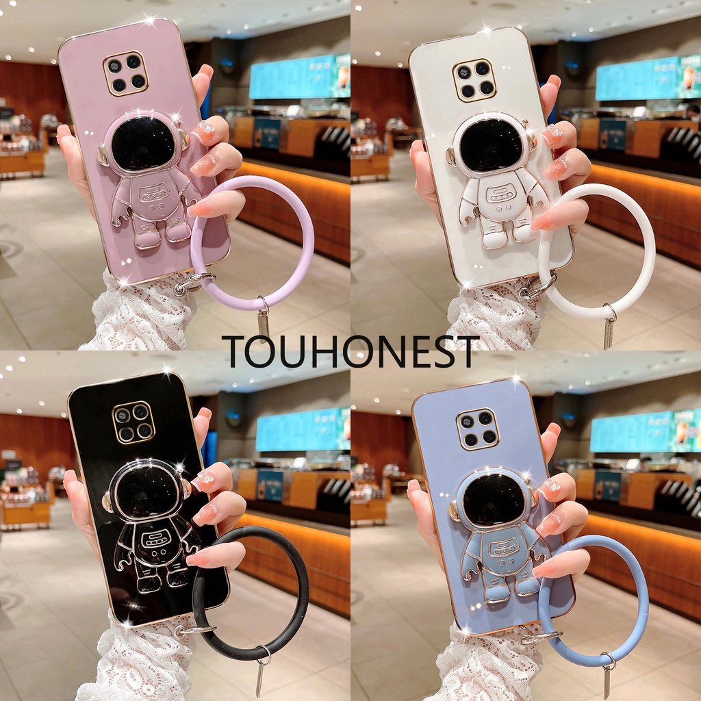 เคส Huawei Nova 8 Pro เคส Huawei Nova 8i เคส Huawei Y9 Prime 2019 Case Huawei Mate 30 Lite Case Huawei Nova 7 SE Silicone Protect 3D New Astronautstand With Ring Phone Case โทรศัพท์มือถือซิลิโคน ลายนักบินอวกาศ พร้อมแหวนขาตั้ง สําหรับ