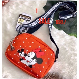 Kipling Mickey Plus Veni Crossbody Bag  &gt;&gt;kipling factory oem HK