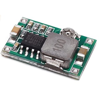 โมดูลลดแรงดันไฟขนาดเล็ก 4.75V-23V เป็น 1V-17V ขนาด 2A Mini 360 DC Buck Converter 4.75V-23V to 1V-17V 2A Size 17x11x3.8mm